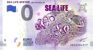 0 Euro 0 Euro biljet Duitsland 2019 - Sea Life Speyer -