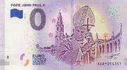 0 Euro 0 Euro biljet Duitsland 2019 - Pope John Paul II -