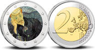 2 Euro 2 Euro munt kleur Van Gogh 8 Portret van Dr. Gachet -