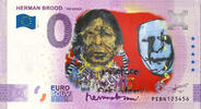 0 Euro 0 Euro biljet Nederland 2023 - Herman Brood The Indian KLEUR -
