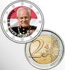 2 Euro 2 Euro munt kleur Rainier III -