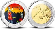 2 Euro 2 Euro munt kleur Herman Brood Cold Jive -
