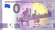 0 Euro 0 Euro biljet Verenigde Arabische Emiraten 2021 - 50th Golden Jubilee -