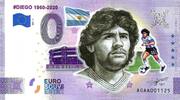 0 Euro 0 Euro biljet Argentinië 2021 - Diego KLEUR -