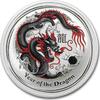 Australië Lunar 2 Draak 2012 (Black-Red) 2012 1 ounce silver -
