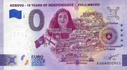 0 Euro 0 Euro biljet Kosovo 2022 - Kosovo - 15 years of Independence -