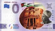 0 Euro 0 Euro biljet Jordanië 2023 Jordan - Petra KLEUR -