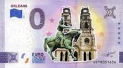0 Euro 0 Euro biljet Frankrijk 2023 - Orleans KLEUR -