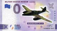 0 Euro 0 Euro biljet USA 2023 - Military Aviation Museum - Virginia beach KLEUR -