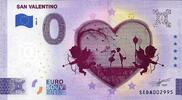 0 Euro 0 Euro biljet Italië 2023 - San Valentino -