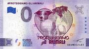 0 Euro 0 Euro biljet Italië 2023 - Proteggiamo gli animali -