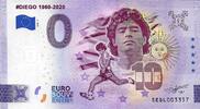 0 Euro 0 Euro biljet Italië 2023 - Diego 1960-2020 -