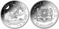 Somalië Olifant 2023 1 ounce silver -
