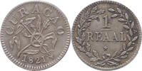 reaal Curaçao 1 reaal 1821 -