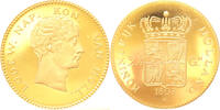 Koninkrijk Holland 2 1/2 gulden 1808 herslag in goud proof