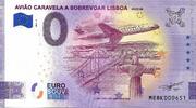 0 Euro 0 Euro biljet Portugal 2021 - Aviao Caravela a Sobrevoar Lisboa -