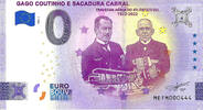 0 Euro 0 Euro biljet Portugal 2022 - Gago Coutinho e Sacadura Cabral -