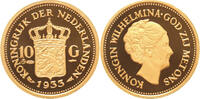 10 gulden Replica 10 gulden 1933 goud in Verguld Zilver -