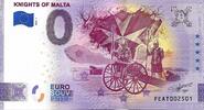 0 Euro 0 Euro biljet Malta 2022 - Knights of Malta ANNIVERSARY -