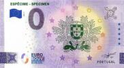 0 Euro 0 Euro biljet Portugal 2022 - Espécime - Specimen -