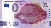 0 Euro 0 Euro biljet Griekenland 2022 - Zakynthos Shipwreck Bay -