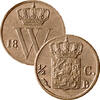 1/2 Cent 1/2 Cent 1823B kwaliteit zg -