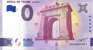  0 Euro 0 Euro biljet Roemenië 2024 - Arcul de Triumf Bucuresti  4,95 EUR  plus 3,90 EUR verzending
