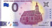 0 Euro 0 Euro biljet Kroatië 2024 - Upper Town (Gornji Grad) Zagreb -