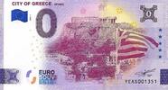 0 Euro 0 Euro biljet Griekenland 2024 - City of Greece Athens -