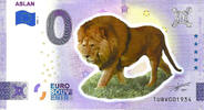 0 Euro 0 Euro biljet Turkije 2022 - Aslan KLEUR -