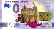 0 Euro 0 Euro biljet Malta 2022 - Mdina Cathedral & Museum KLEUR -