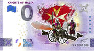 0 Euro 0 Euro biljet Malta 2022 - Knights of Malta KLEUR -
