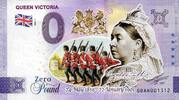 0 Pound 0 Pound biljet Engeland 2022 - Queen Victoria KLEUR -