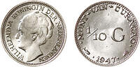 1/10 Gulden 1/10 Gulden Curacao 1947 kwaliteit -
