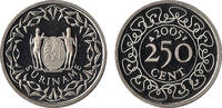250 Cent 250 Cent wapen vernikkeld staal Suriname jaar 2006 -
