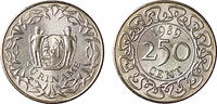 250 Cent 250 Cent wapen kopernikkel Suriname jaar 1989 -