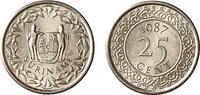 25 Cent 25 Cent wapen zonder mmt kopernikkel Suriname jaar 2009 -