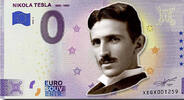 0 Euro 0 Euro biljet Duitsland 2020 - Nikola Tesla II KLEUR -