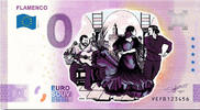 0 Euro 0 Euro biljet Spanje 2021 - Flamenco KLEUR -