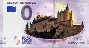 0 Euro 0 Euro Biljet Spanje 2019 - Alcazar de Segovia KLEUR -