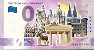 0 Euro 0 Euro biljet Duitsland 2021 -2 - Deutschland Germany KLEUR -