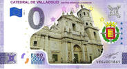 0 Euro 0 Euro biljet Spanje 2022 - Catedral de Valladolid KLEUR -