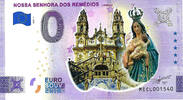 0 Euro 0 Euro biljet Portugal 2022 - Nossa Senhora dos Remèdios KLEUR -