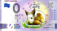 0 Euro 0 Euro biljet Malta 2022 - Happy Easter KLEUR -