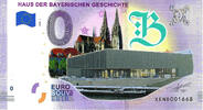 0 Euro 0 Euro biljet Duitsland 2020 - Haus der Bayerischen Geschichte KLEUR -