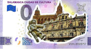 0 Euro 0 Euro biljet Spanje 2022 - Salamanca Ciudad de Cultura KLEUR -