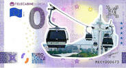 0 Euro 0 Euro biljet Portugal 2023 - Telecabine Lisboa KLEUR -