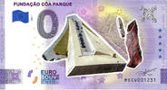 0 Euro 0 Euro biljet Portugal 2020 - Fundação Coa Parque KLEUR -