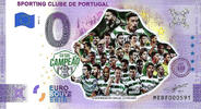 0 Euro 0 Euro biljet Portugal 2021 - Sporting Clube de Portugal KLEUR -