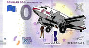 0 Euro 0 Euro biljet Portugal 2019 - Douglas DC-3 KLEUR -